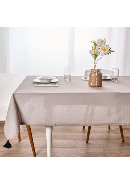 Soft Anthracite Masa Örtüsü - Antrasit - 140X220 cm