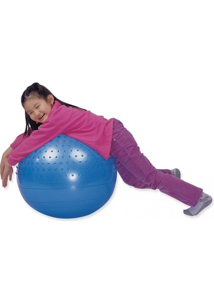 Yarı Dikenli Sensi Gym Ball Yoga Ball 65 cm Mavi Renk fiyatları