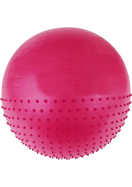 Yarı Dikenli Sensi Gym Ball Yoga Ball 65 cm Pembe Renk