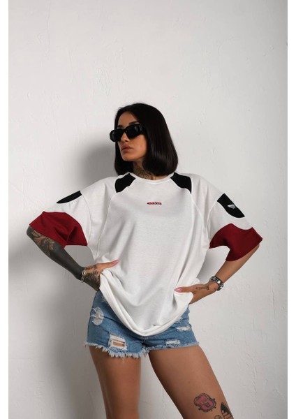 Parçalı Oversize Unisex T-Shirt fiyatları