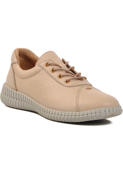 Bej-Nude Deri Kadın Günlük Ayakkabı 2216114Y Z
