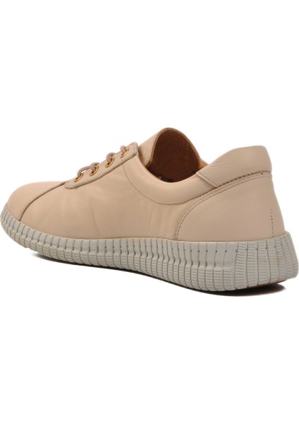 Bej-Nude Deri Kadın Günlük Ayakkabı 2216114Y Z fırsatları