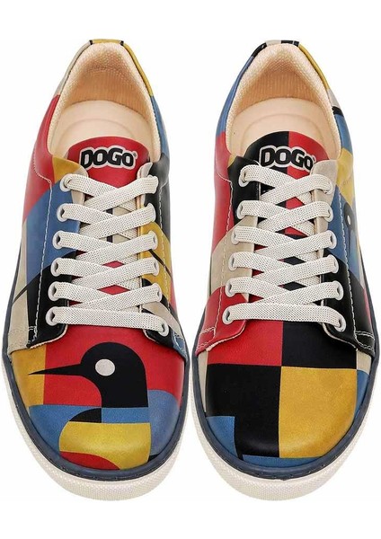Kadın Vegan Deri Çok Renkli Sneakers - Bauhaus Birdie Tasarım modelleri