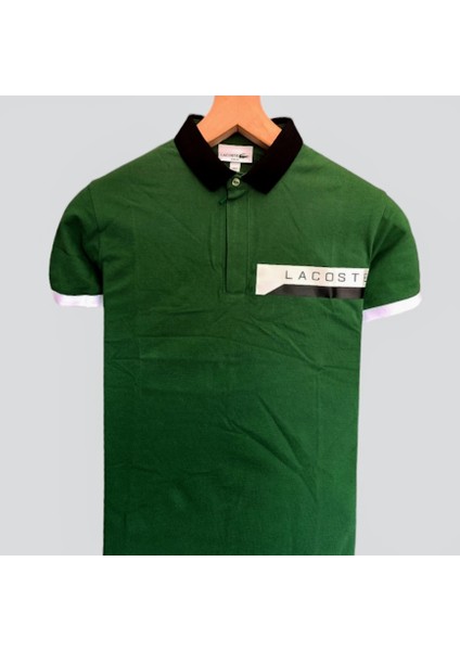 Polo Yaka Slimfit Fermuarlı T-Shirt
