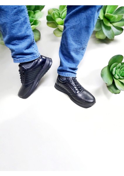 Erkek Deri Lastikli Ayarlanabilir Rahat Taban Ayakkabı fiyatları