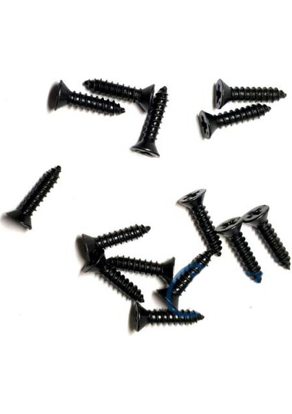 Klips, Menteşe, Ayak, Ağaç, Sunta Vidası 2,2x9,5 mm - Siyah 1000 Adet