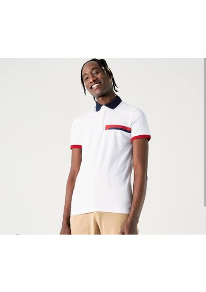 Polo Yaka Slimfit Fermuarlı T-Shirt