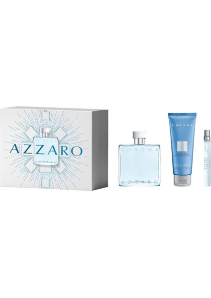 Chrome 75 ml Shampoo+Edt 100 Ml+Edt 10 ml Erkek Parfüm Seti