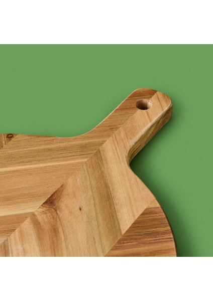 Akasya Yuvarlak Kesim Tahtası - Kahverengi - 30 cm fırsatları