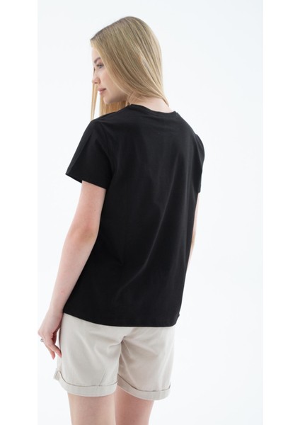 25Y0430K1 Kadın Baskılı T-Shirt indirimleri