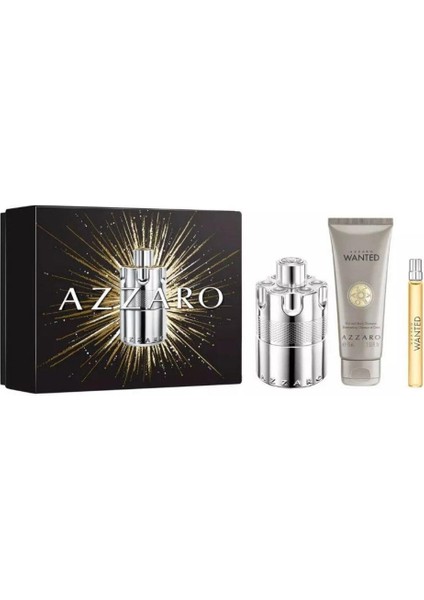 Wanted 75 ml Shampoo+Edp 100 Ml+Edp 10 ml Erkek Parfüm Seti