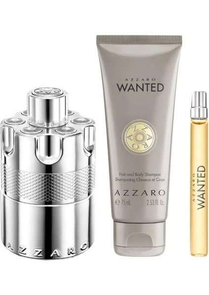 Wanted 75 ml Shampoo+Edp 100 Ml+Edp 10 ml Erkek Parfüm Seti fiyatları