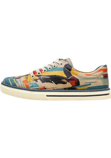 Kadın Vegan Deri Çok Renkli Sneakers - Goose Bumps Tasarım modelleri