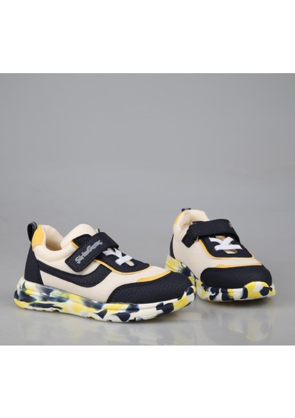 Şirin Bebe 251-1 Lacivert Sarı Çocuk Sneakers fırsatları