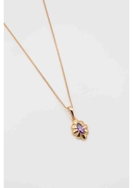 Shesra Mor Taş Kolye