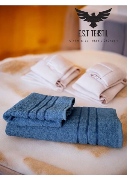 2'li Banyo Havlusu Seti 90 x 150-50 x 90