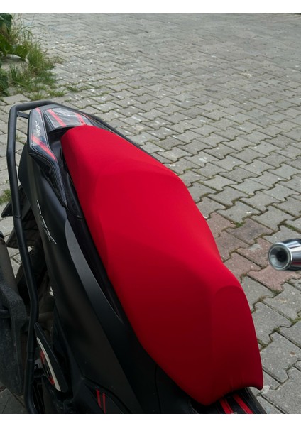Universal Scooter Uyumlu Kırmızı Koltuk Kılıfı
