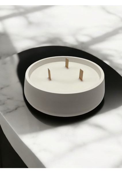 Lavanta Kokulu Soya Wax Büyük Mum (Ahşap Fitil)