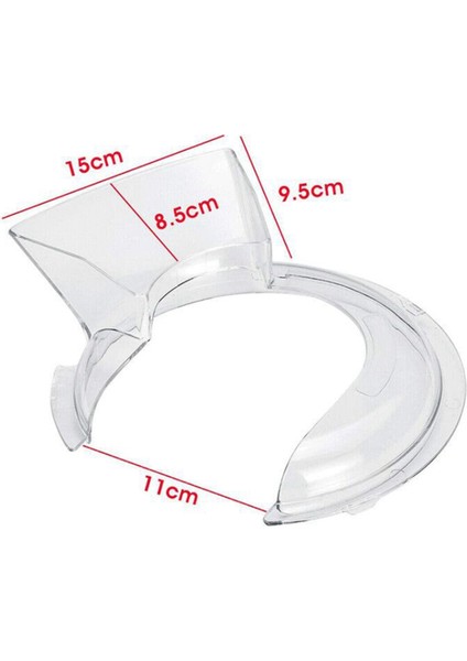Kitchenaid 4.5-5qt Eğimli Kafa Stand Mikseri Hamur Çırpıcı ve Güvenli Uyumlu Dökme Kalkanı Ataşmanı Paslanmaz Düz Çırpıcı (Yurt Dışından)