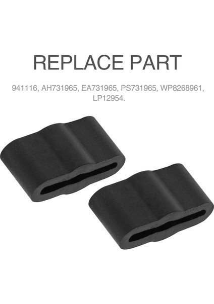 2 Adet 8268961 WP8268961 Bulaşık Makinesi Kılıfı Sürtünme Pedi Whirlpool Kenmore Bulaşık Makinesi Için WP8268961VP PS731965 PS11745488 (Yurt Dışından)