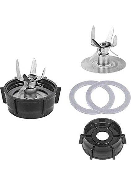 Oster Osterizer Blender Yedek Parçaları Için 6 Noktalı Buz Kırma Bıçağı Kavanoz Taban Kapağı ve O Halka Conta Contası (Yurt Dışından)