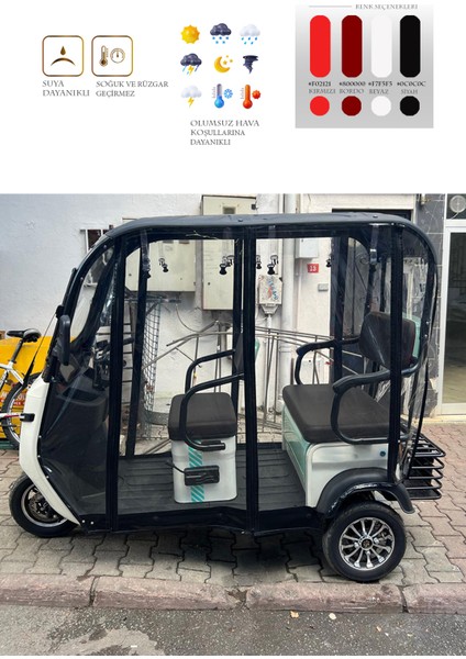 Arora Felix Pro 3 Tekerli Motor Brandası