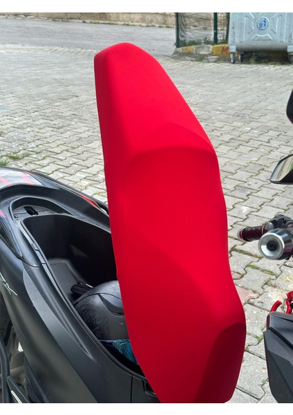 Honda Pcx Her Modele Uyumlu Kırmızı Koltuk Kılıfı modelleri