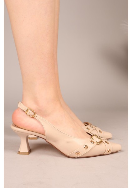 Mallow Çapraz Detaylı Stiletto Nut fırsatları