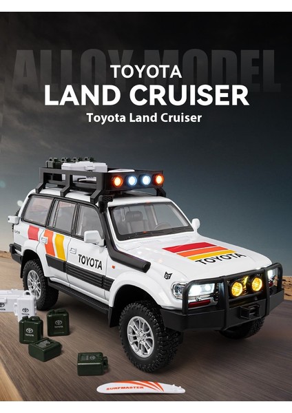 1:24 Toyota Landcruiser LC80 Alaşımlı Araba Modeli (Yurt Dışından) fiyatları
