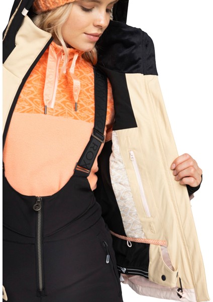 Peak Chıc Softshell Kadın Çakıl Grisi Snowboard Ceketi modelleri
