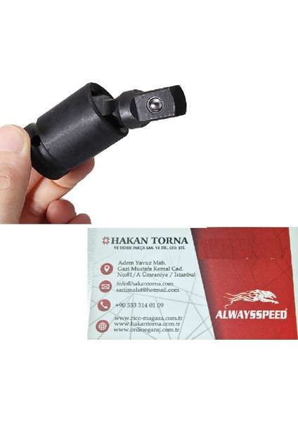 1/2 Havalı Mafsal Lokma Sarhoş Adaptör (Garantili)