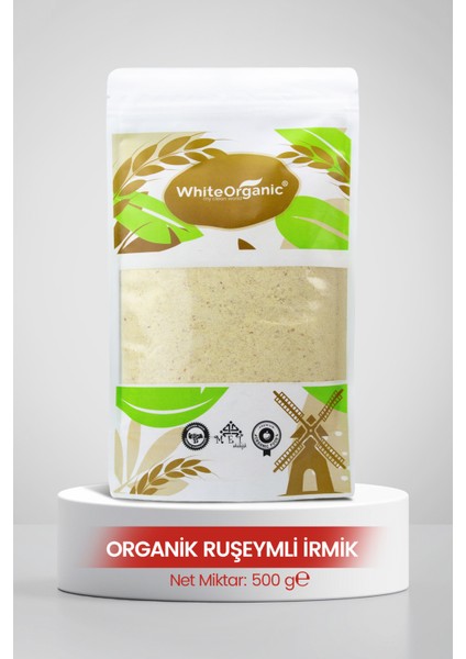 Organik Ruşeymli İrmik+Ruşeymli Bebek İrmiği 500GR