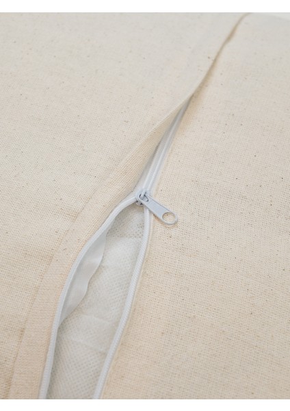 Zebra Baskı Yıkanmış Keten Kırlent Kılıfı - Pembe indirimleri