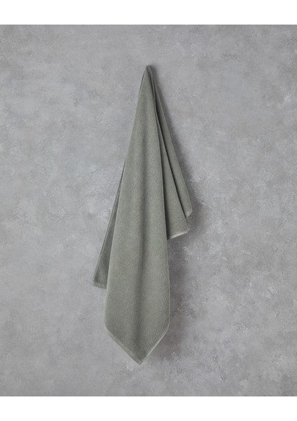 Fluffy Cotton Plus Pamuklu Banyo Havlusu 70 x 140 cm Sage