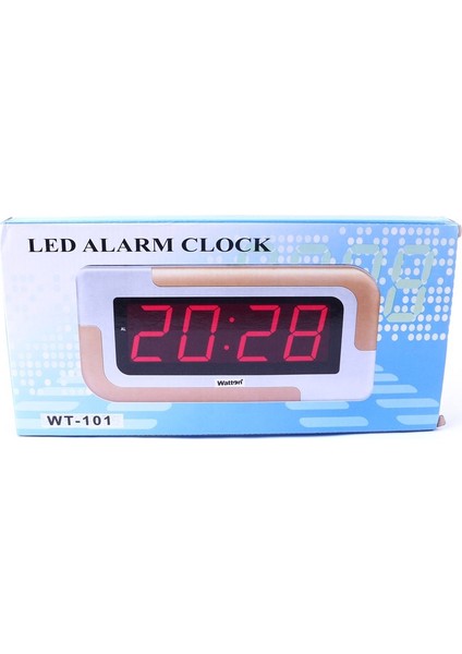 LCD Masa Duvar Saati Watton WT-101