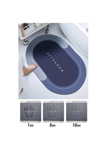 Banyo Dekoru Için Süper Emici Banyo Paspası