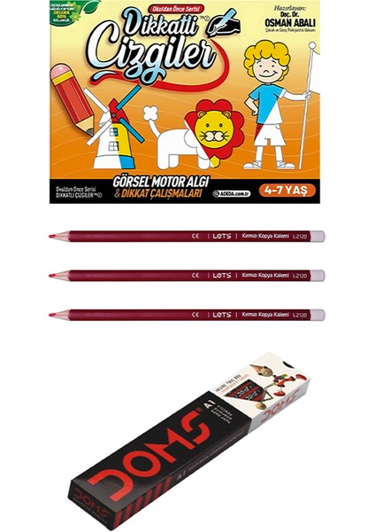 Ilkokul Çizgi Çalışması ve Kalem Seti