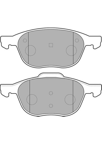 55251 Ön Fren Balatası Ford Focus 2 1.6-1.6tdcı / C-Max (2004-2015) / Mazda 3 (2003-2010) fiyatları