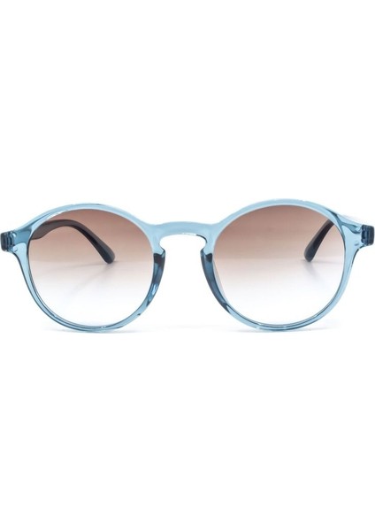 32223 Uv Korumalı Şeffaf Mavi Unisex Güneş Gözlüğü