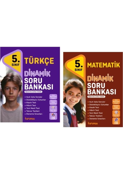 Tudem Yayınları 5.sınıf Dinamik Türkçe - Matematik Soru Bankası