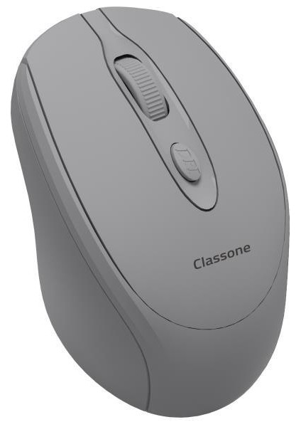 CBT14 Bluetooth + 2.4 Ghz Şarj Edilebilir Kablosuz Mouse - Gri