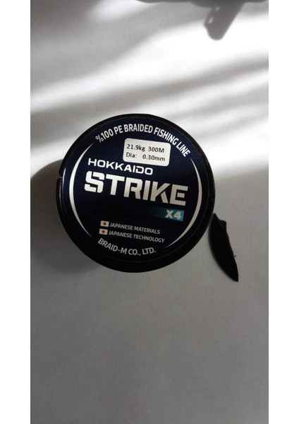 Strıke Blue Camo-X4 0.30 mm 300 Metre Ip Misina (Makaranın Alt Kısmı Kırık) fırsatları
