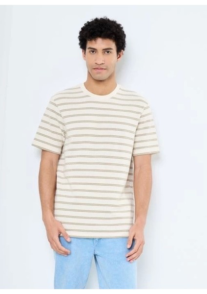Only&sons 22032819 Erkek Tshirt - Bej Kahve