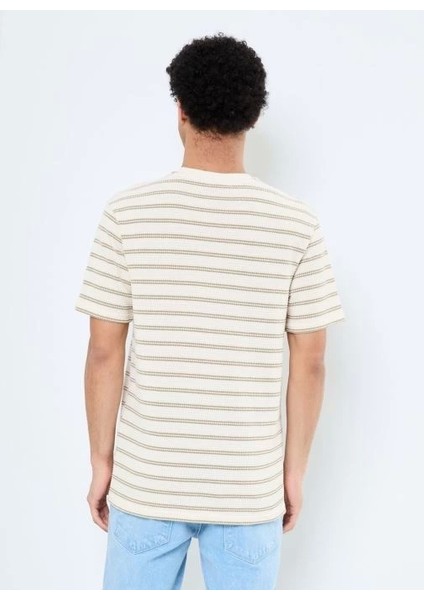 Only&sons 22032819 Erkek Tshirt - Bej Kahve