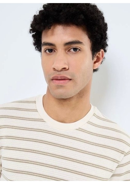 Only&sons 22032819 Erkek Tshirt - Bej Kahve