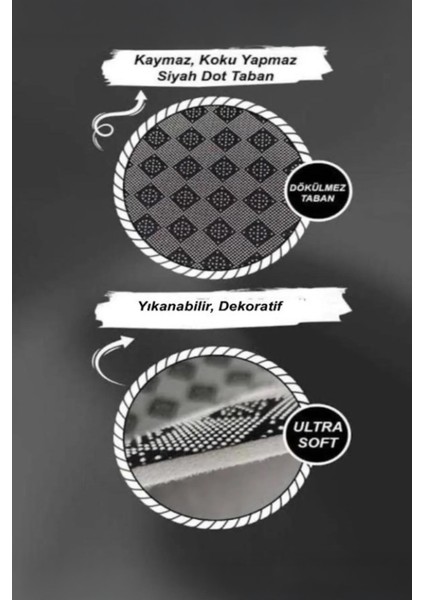 Dekoratif Desenli Oto Paspas Takımı