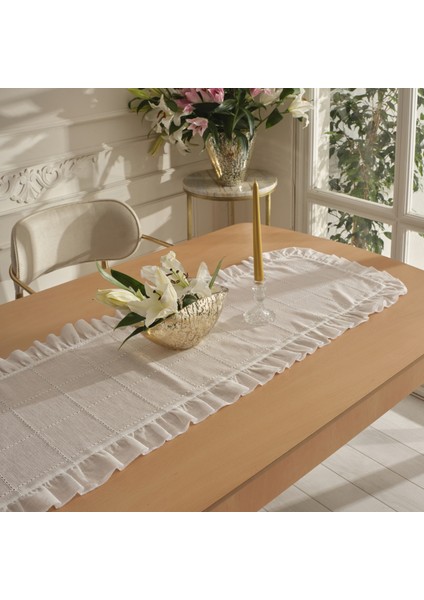 Lalisa Dertsiz Runner 45 x 150 cm Bej