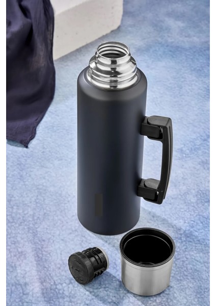 Cooker 1.5 Lt Kulplu Paslanmaz Çelik Termos
