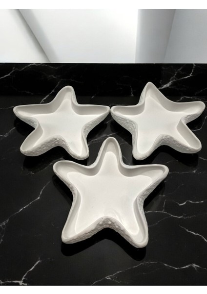 Dekoratif 3'lü Deniz Yıldızı