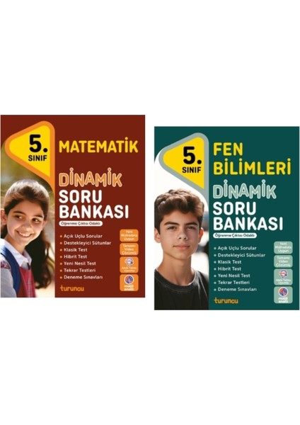Tudem Yayınları 5.sınıf Dinamik Matematik - Fen Bilimleri - Soru Bankası